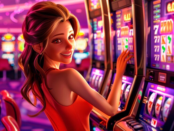 Antarmuka permainan Fa Cai Shen Deluxe menampilkan gulungan, tabel pembayaran, dan kontrol taruhan